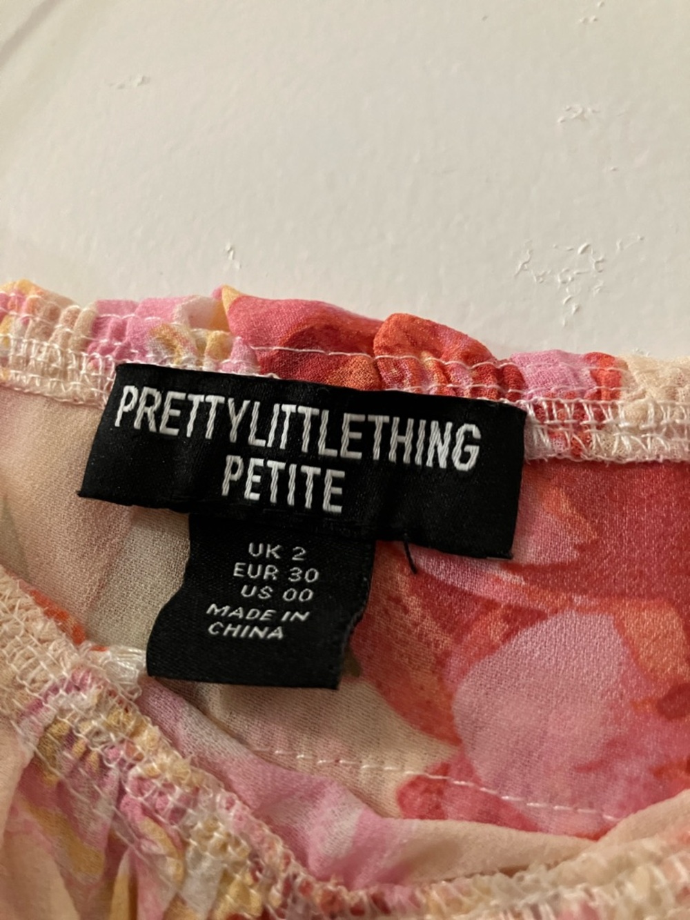 PrettyLittleThing Pink Floral Tiered Maxi Skirt - Picture 4 of 4